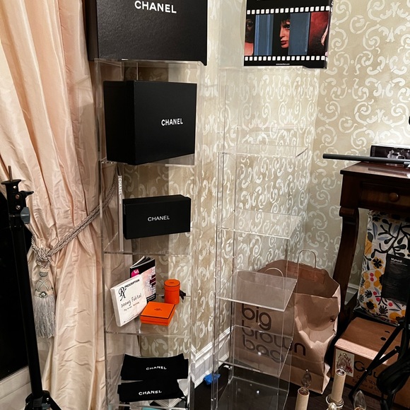 DESIGNER SHOE BOXES/DUST-RUFFLES chk my OFFER UP COUTUREHOARDERS for even more - Picture 12 of 15